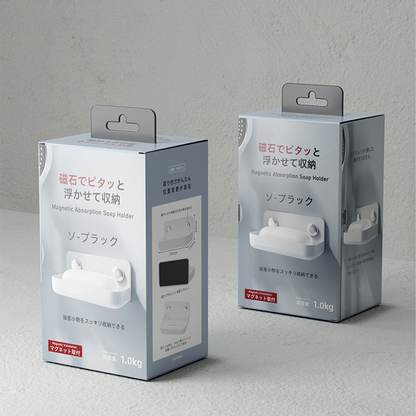 マグネットソープホルダー 石けん置き 石鹸ホルダー 浴室収納 お風呂 収納ラック 壁掛け 石けんトレー 水切り せっけん台 バスルーム 洗面所 キッチン収納 磁石 防錆 防湿 浮かせる収納