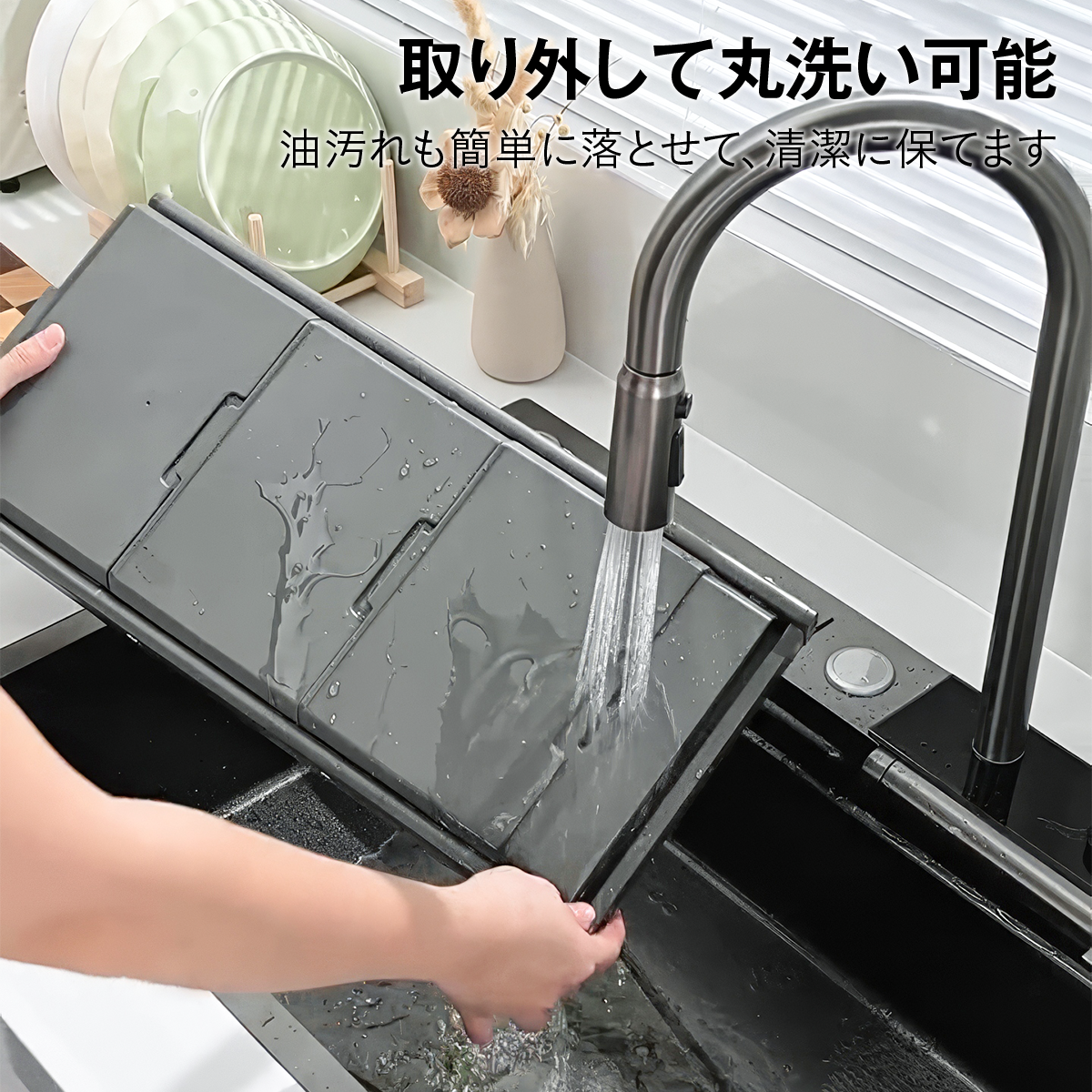 鍋置きラック 吸盤式 鍋置きスタンド 壁付け 折りたたみ 鍋置き 鍋敷き フライパン ちょい置き キッチン 壁面収納 調理補助ラック キッチンラック 壁面収納 賃貸OK 省スペース 水切