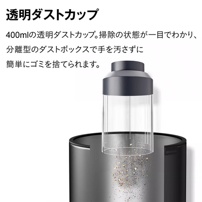 コードレスハンディクリーナー 掃除機 車載掃除機 ハンディ掃除機 200W 強力吸引 340g 軽量 Type-C充電 2段階モード 高密度フィルター水洗い ノズル付 すき間掃除 送風ノズル 車内 家庭兼用