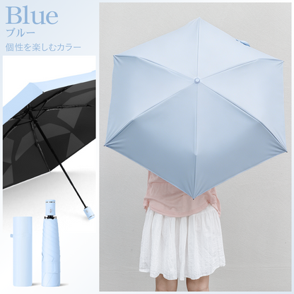 軽量258g 折りたたみ日傘｜遮光・UVカット 通勤・お出かけを涼しく スリム収納