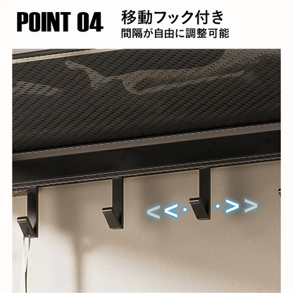 折りたたみ 伸縮ラック ネット キッチン 玄関 バスルーム