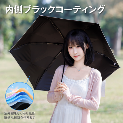 軽量258g 折りたたみ日傘｜遮光・UVカット 通勤・お出かけを涼しく スリム収納
