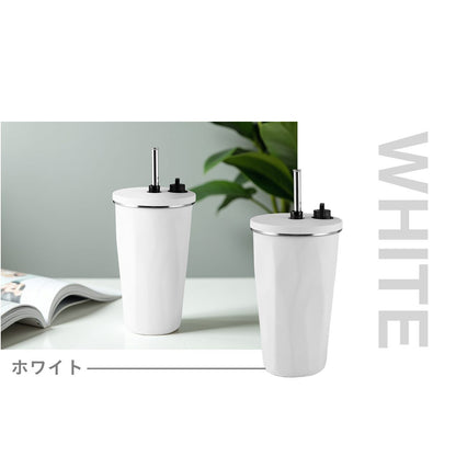 タンブラー ストロー付き 600ml 蓋付きタンブラー 保冷タンブラー 保温タンブラー こぼれない 伸縮ストロー付き 保 23