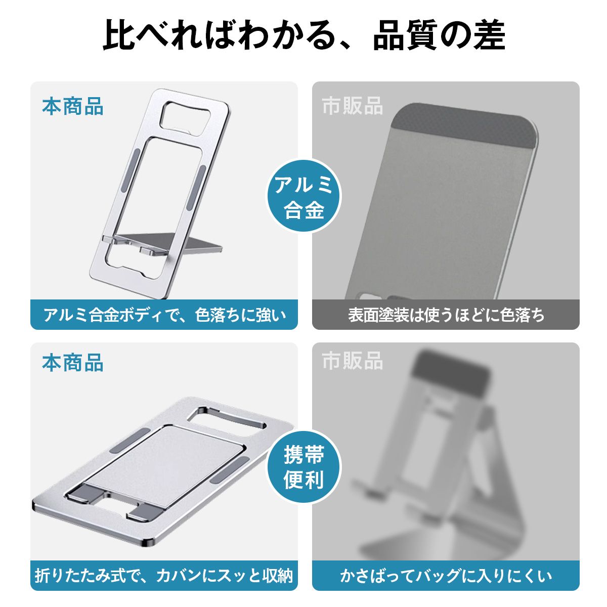 超薄型 折りたたみスマホスタンド｜名刺サイズで持ち歩きOK 角度調整・安定設計 在宅/外出の相棒