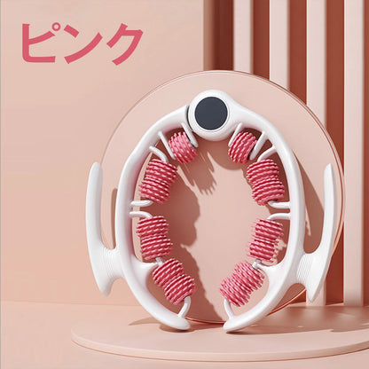 美脚 マッサージローラー 脚 マッサージ器 太もも マッサージスティック 筋膜リリース 脚やせ むくみ解消 ストレッチ フィットネス 腰 足 太もも ふくらはぎ ヨガグッズ ダイエット器具 美脚