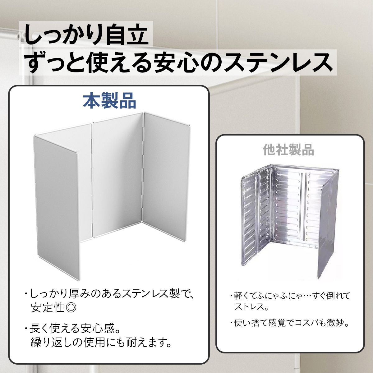 油はね ガード レンジガード オイルガード 折りたたみ コンパクト 4面/8面 使うときだけ 油よけ 油ハネガード ガス/I 8