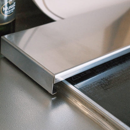 排気口カバー フラット 60cm対応｜ステンレス製で汚れに強い コンロ奥スッキリ油はね対策