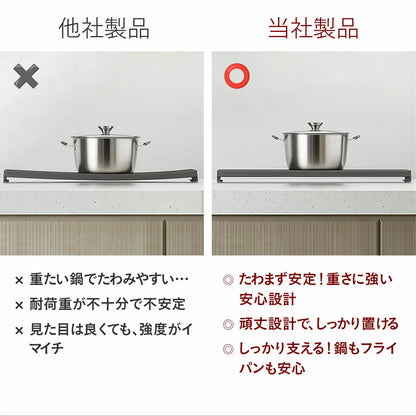 排気口カバー 60cm フラット コンロ 排気口カバー ih 排気口カバー スマート グリルカバー コンロ奥カバー＆ラック 油はねカバー 油汚れ グリル排気口カバー コンロ奥 掃除 黒 ブラック シルバー