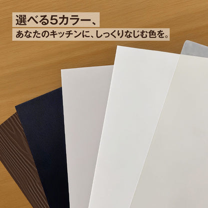 調理台保護シリコンマット 80×60×厚さ2mm｜耐熱約230℃・防汚 半透明で天板を美しくキープ