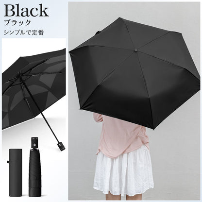 超軽量 わずか258g 日傘 折りたたみ 遮光 傘 折り畳み傘 6本骨 uvカット 紫外線対策 日焼け対策 メンズ レディース ワ 35