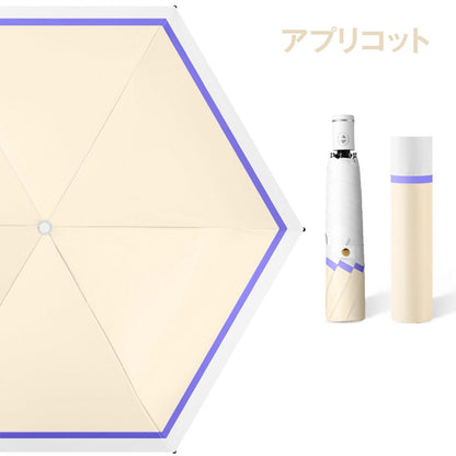 2トーン 折りたたみ日傘｜遮光・UVカット 約232gの軽量設計 おしゃれで毎日使いしやすい