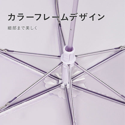 折りたたみ傘 レディース 軽量 113g 晴雨兼用 日傘 UVカット 三つ折り 折り畳み傘 撥水 コンパクト かわいい 6色 カラフル ミニ傘 通勤 通学 旅行 持ち運び バッグに入る 雨傘 小さい おしゃれ 8