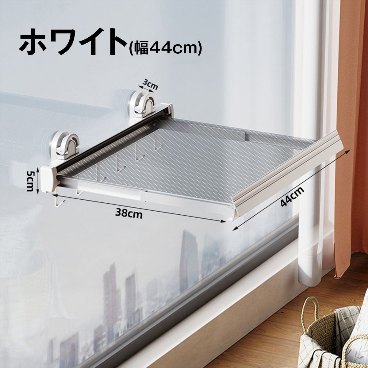 吸盤式物干しラック 吸盤式折りたたみラック 吸盤棚 折りたたみ 壁掛け 穴あけ不要 強力吸盤 室内干し 浴室 物干し棚 タオル掛け タオルハ 37