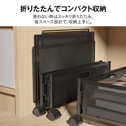 ベッド下収納 キャスター付き 収納ボックス 折りたたみ コンテナ 折りたたみ 収納ケース 薄型 ベッド下収納ワゴン キャスター ベッド下収 7