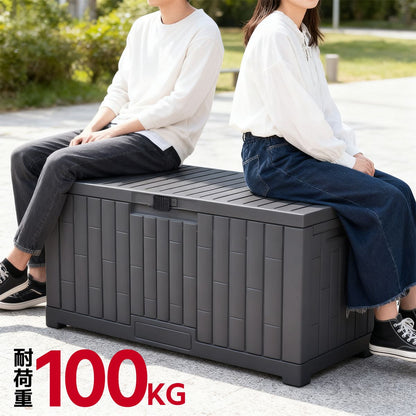 屋外 収納ボックス ストレージボックス 宅配ボックス コンテナ 収納ボックス 物置 屋外 庭 おしゃれ 大容量 ベンチ 大型 蓋付き ホームボッ 6