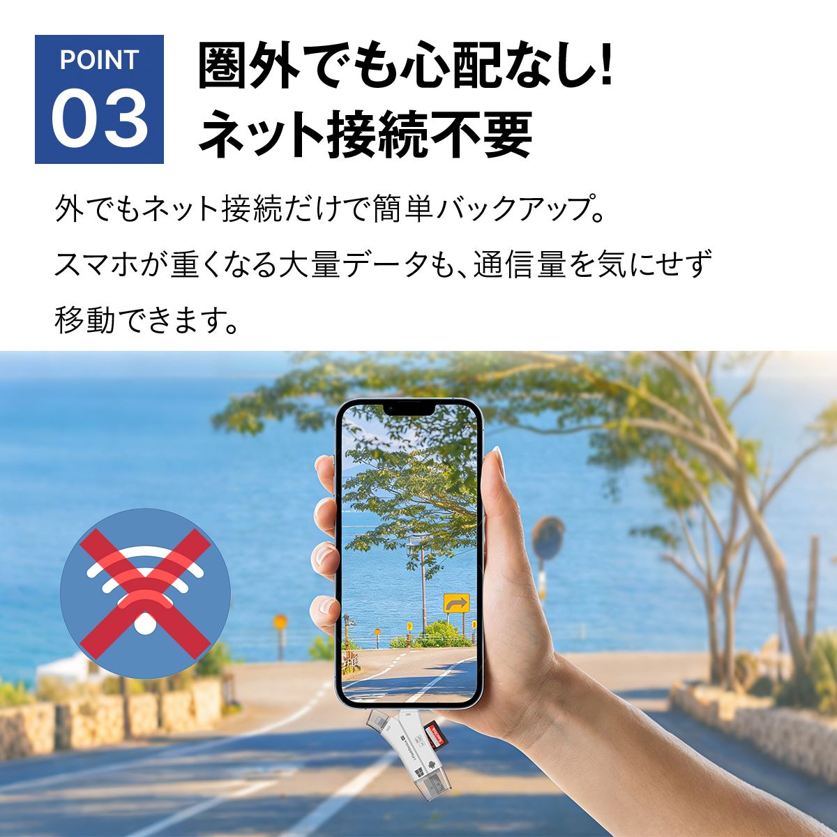 4in1 カードリーダー SDカードリーダー Micro SD対応 バックアップ iPhoneデータ移行 Androidデータ移行 Lightning Type-C USB-A Mic 7
