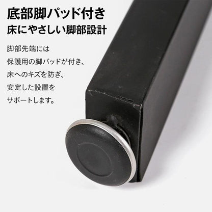 DIY用 アイアンテーブル脚 A字型 2本セット テーブル脚 パーツ 鉄脚 アイアンレッグ デスク脚 作業台脚 ダイニングテーブル リメイク 交換用 天板固定穴付き ネジ付属 脚パッド付 黒 ブラッ 15