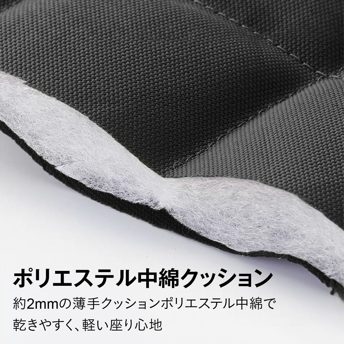 アウトドアチェア 折りたたみ椅子 軽量 320g コンパクト キャンプチェア 耐荷重120kg 携帯椅子 ミニチェア 収納バッグ一体型 キルティング 釣り ピクニック レジャー 行列待ち 旅行 ブラック 13