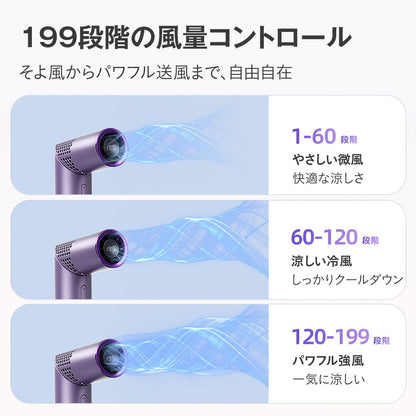 ハンディファン スティック型 3000mAh 携帯扇風機 充電式 Type-C 小型 軽量 スリム リップ型 コンパクト 卓上 手持ち 首掛け対応 角度調整 ミニ扇風機 強風 夏 通勤 通学 30
