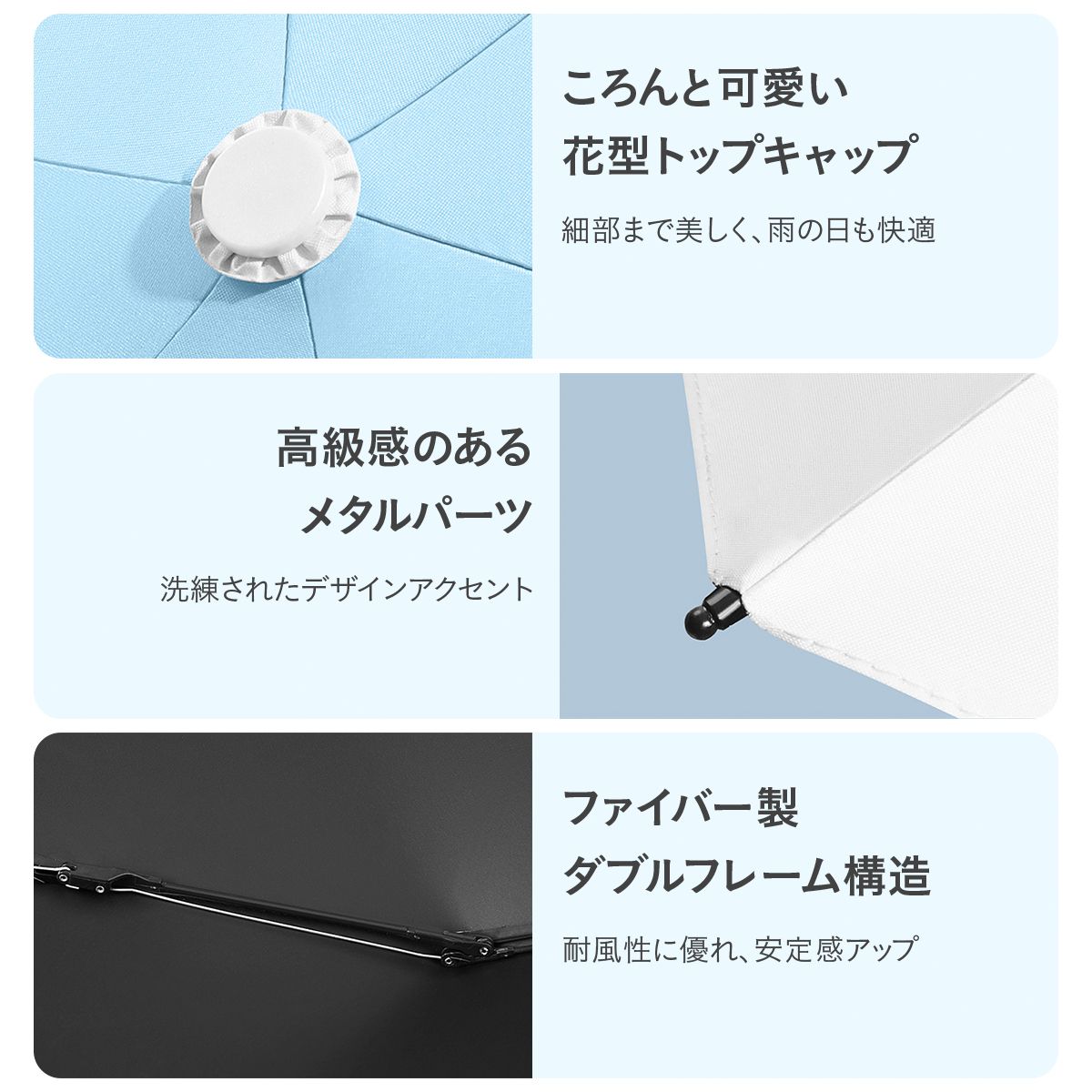 完全遮光 折りたたみ日傘 晴雨兼用 軽量 コンパクト 約17cm UPF50+ 撥水 グラデーション 6色 かわいい ミニ傘 レディース UVカット 折りたたみ傘 遮熱 紫外線対策 日焼け対策 携帯傘 おしゃれ 11