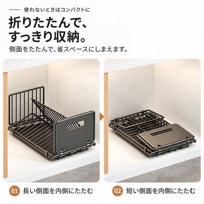 引き出し式収納ラック｜穴あけ不要でキッチンの調味料や食品を取り出しやすく 15